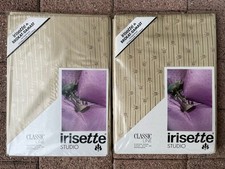 IRISETTE 2x Bettwäsche-Set 135x200cm /80x80cm Brokat-Damast Ungeöffnete OVP