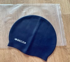 Beco : Dunkelblaue Latex Badekappe Schwimmkappe Badehaube
