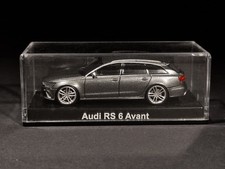 Spark Redline Audi RS6 Avant Metallic GRAU 1/87 neuwertig in Acrylbox extrem rar