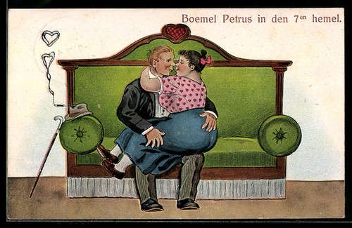 Dicke frau sitzt - sitzt, bei