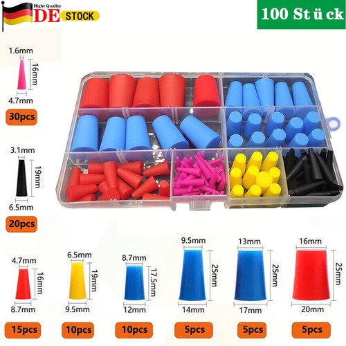 100stück silikon gummi - silikon,