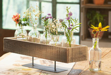 Deko Vasen Glas Landhaus Chic