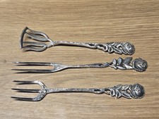 3 Teile Vorlegebesteck, Hildesheimer Rose, Antiko 100, Silberauflage 100