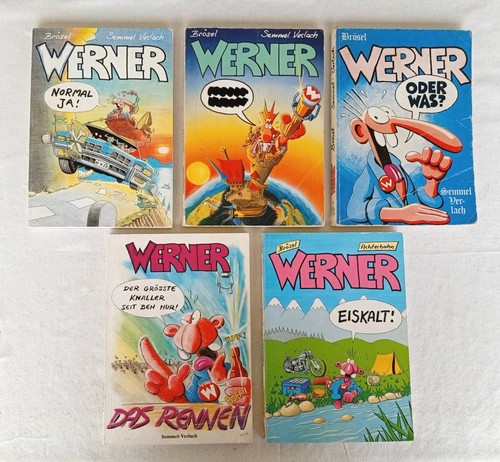 Werner comics brösel - 5x,