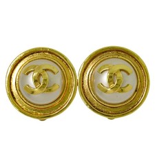 CHANEL CC Ohrringe Clip mit