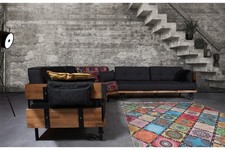 Loft Möbel Stoffsofa Eckcouch