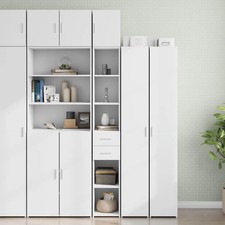 Hochschrank Schmal Weiß