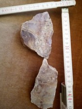 2×Schlottwitz Amethyst Achat