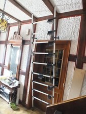 Wand Schuhregal Aluminium  260x65cm für Schuhschrank  (Schuhständer Regal) Schuh