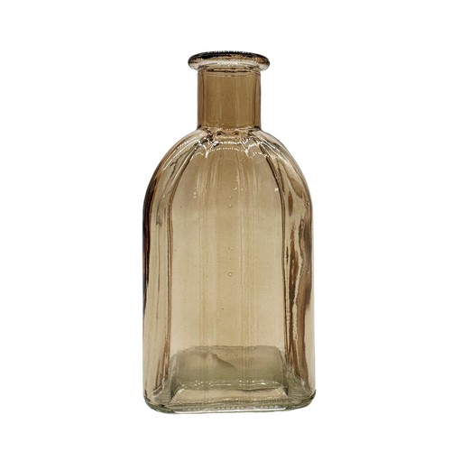 Mini glas vase braun - glas,