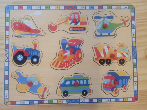 Holz setzpuzzle fahrzeuge 30 - "fahrzeuge",