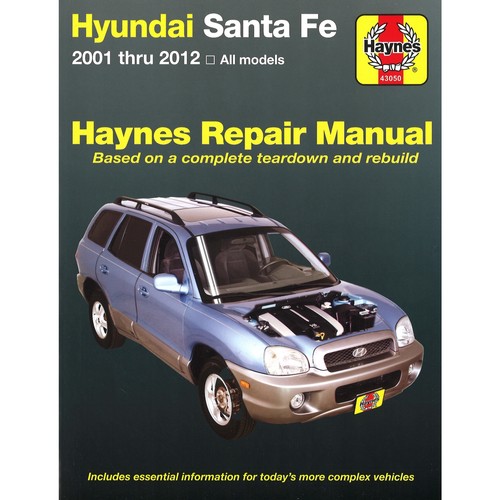 Hyundai santa 2001 - fe, 2001-2012