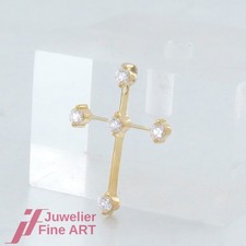 Anhänger-Brillant-Kreuz mit 5