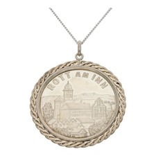 Münz Anhänger 835/000 /