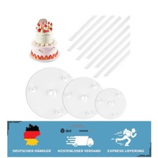 9 Stück Tortendübel mit 3
