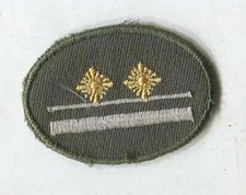 DDR: Dienstgradabzeichen: Feldmütze ab 1986 - Leutnant