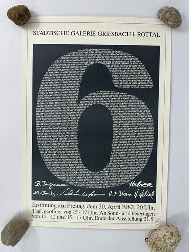 Vintage poster galerie 1982 - galerie,