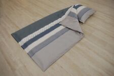 JOOP! Bettwäsche Cornflower Stripes 09 Deep Coal 2-teilig 135x200cm + 80x80cm 