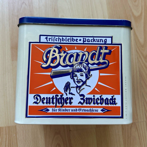 Retro brandt zwieback dose - zwieback,