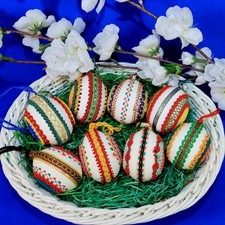 8 OSTEREIER zum Aufhängen