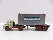1:87 Wiking Mercedes Benz Kurzhauber Trans-Container creme grau 