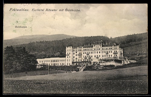 Ansichtskarte freiwaldau - ansichtskarte,
