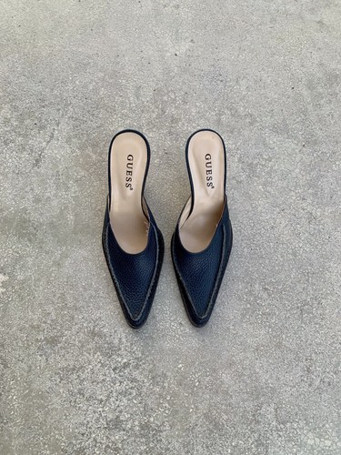 Guess leder pantoletten heels - leder,