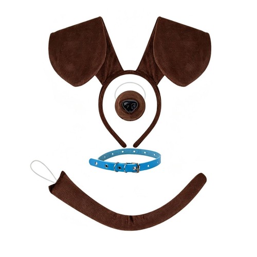 Hundekostüm set mit - hundekostüm, schwanz