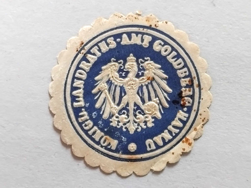 Siegelmarke königl - siegelmarke,