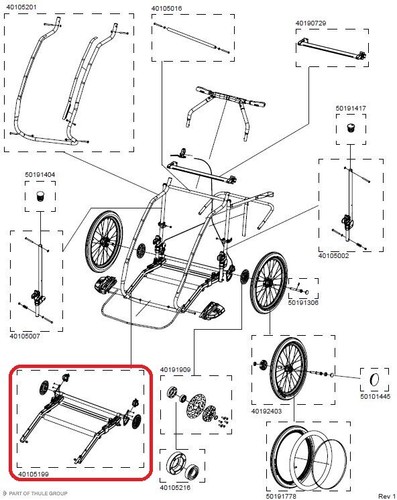 Thule unterer rahmen - thule,