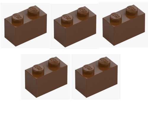 Lego stein 1x2 reddish - stein,