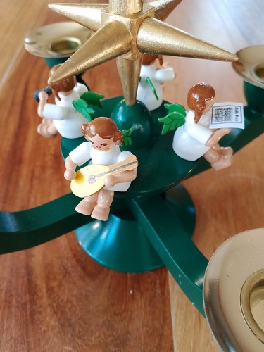 Kleiner adventsleuchter grün - kleiner,