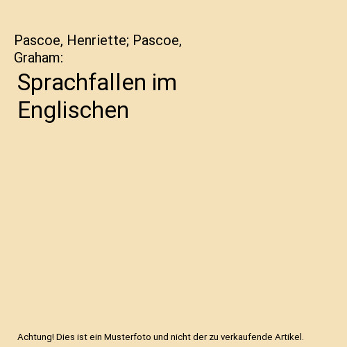 Sprachfallen englischen - im,