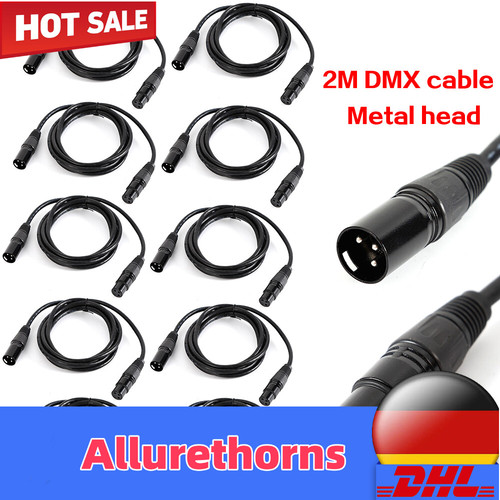 10x dmx kabel pin xlr - dmx,
