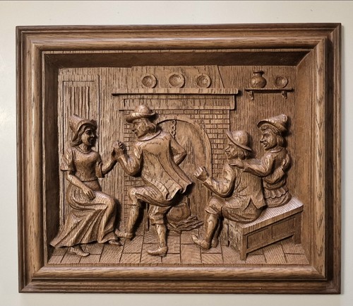 Wandbild geschnitzt - wandbild,