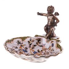 Porzellan Bronze Seifenschale