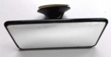 RÜCKSPIEGEL MIT SAUGNAPF -100 x45mm BABYSPIEGEL INNENSPIEGEL ZUSATZ,TOTER WINKEL