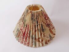 Plissee Lampenschirm *rund* Bunt im Landhausstil  D 35 x 11,5 x H 21cm