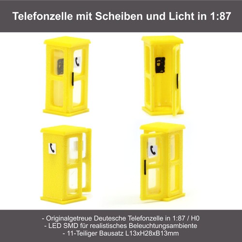 Telefonzelle typ feh mit - h0, 78
