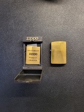 Zippo Solid Brass Ovp 1991