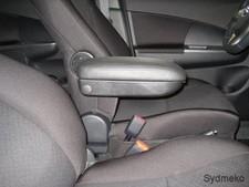 Mittelarmlehne Leder schwarz