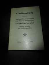 Arbeitsordnung für  die im