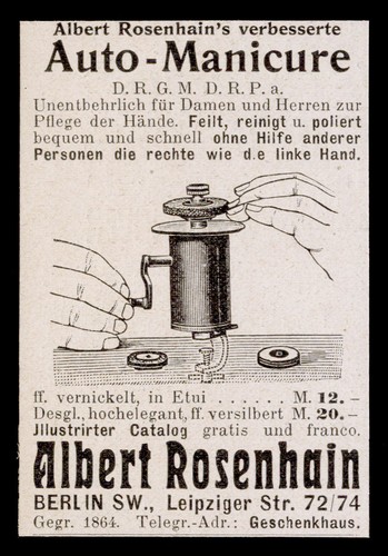 Alte reklame werbung 1909 - alte,