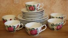 6 x Tee Gedecke große Tassen Ostfriesenrose Friesenrose Ostfriesland Warnecke