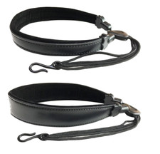 Saxophongurt leder schwarz - leder,