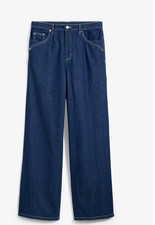 Wide-Leg-Jeans Mid Waist