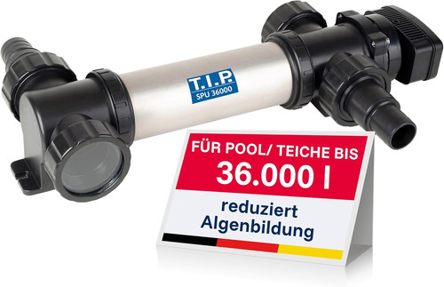 Edelstahl uv c - t.i.p., strahler