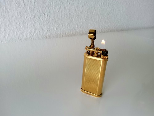 Dunhill feuerzeug gold platet - feuerzeug,
