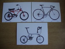 Cycles 3 New Unused Postcards