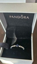 PANDORA Damen-Solitär Jahresring 925_Sterling_Silber mit '- Ringgröße 58